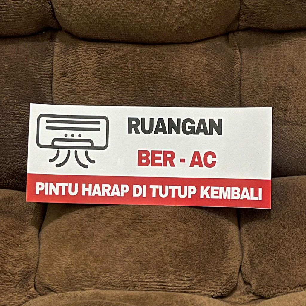 

STICKER RUANGAN BER AC / VYNIL