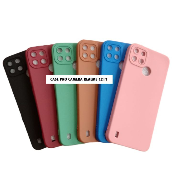 CASE REALME C21 C25 C25S C21Y C25Y - CASE PRO CAMERA MACARON REALME C21 C25 C25S C21Y C25Y
