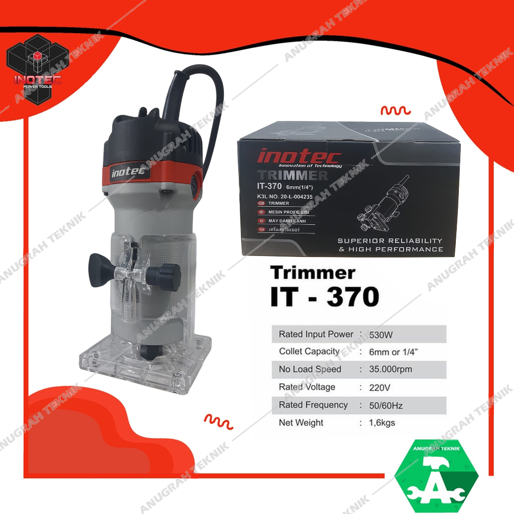 Mesin Trimer Profil INOTEC IT 370