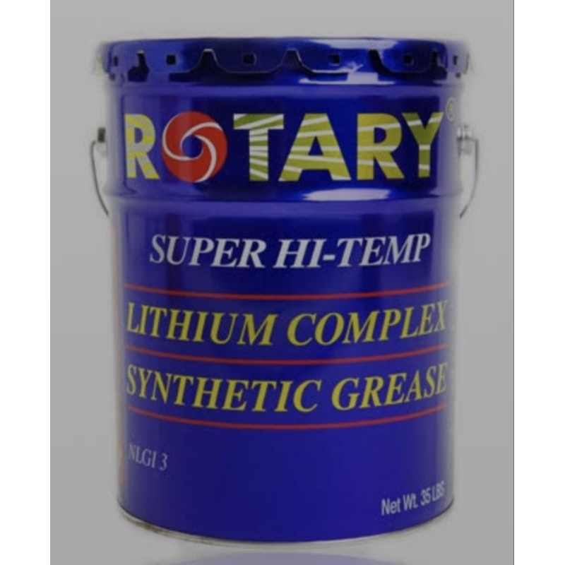 Rotary Hitemp Pelumas Gemuk Tahan Panas Pail 16kg warna Biru