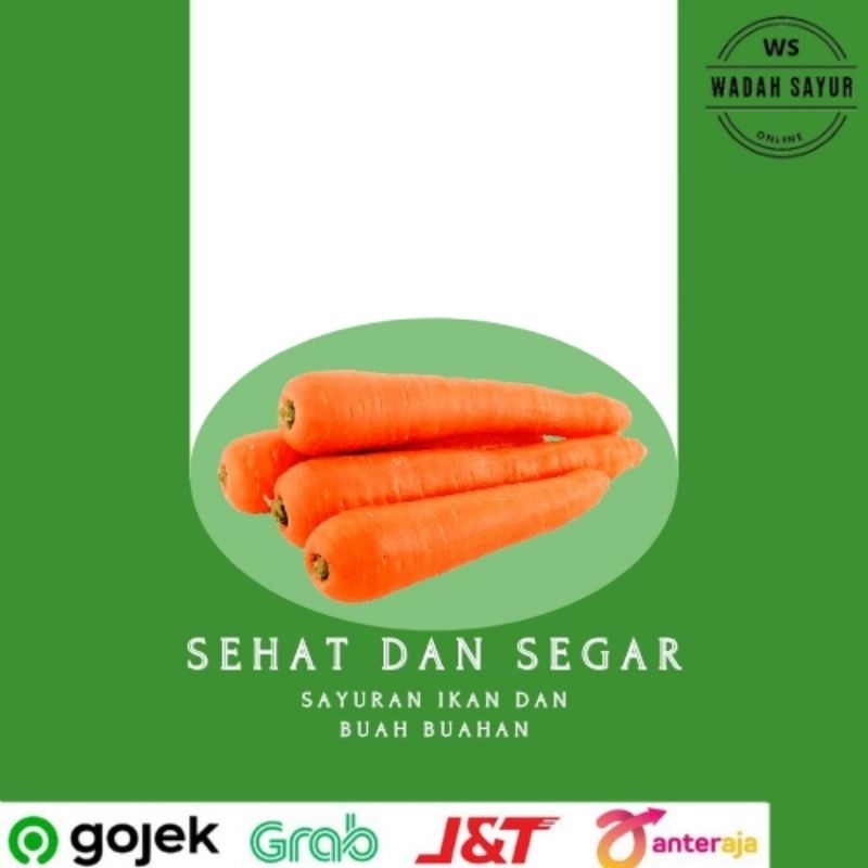 

Wortel Import Brastagi Segar ( 250 Gram ) | Wadah Sayur Bogor
