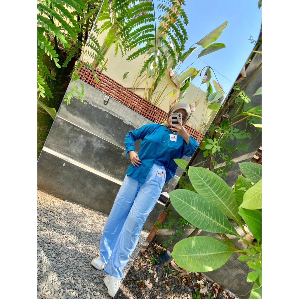 Kemeja Murah Berkualitas - Nelka Kemeja Linen Premium Kekinian