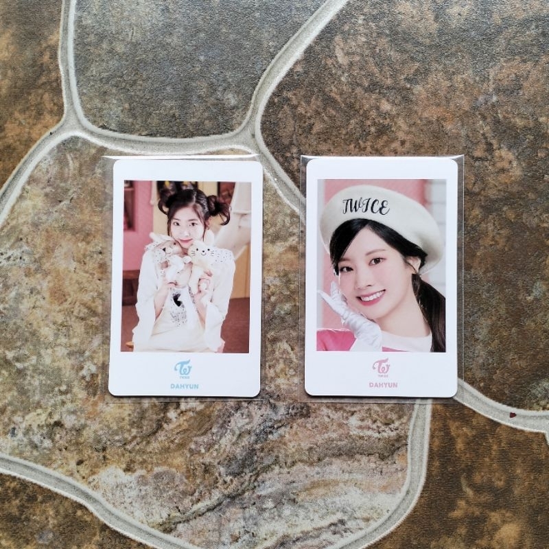 PHOTOCARD POLAROID DAHYUN TWICE CANDY POP TWICE IN WONDERLAND JAPAN