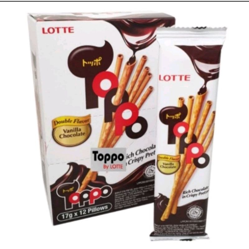 

Toppo rich Chocolate taste 12 sachet