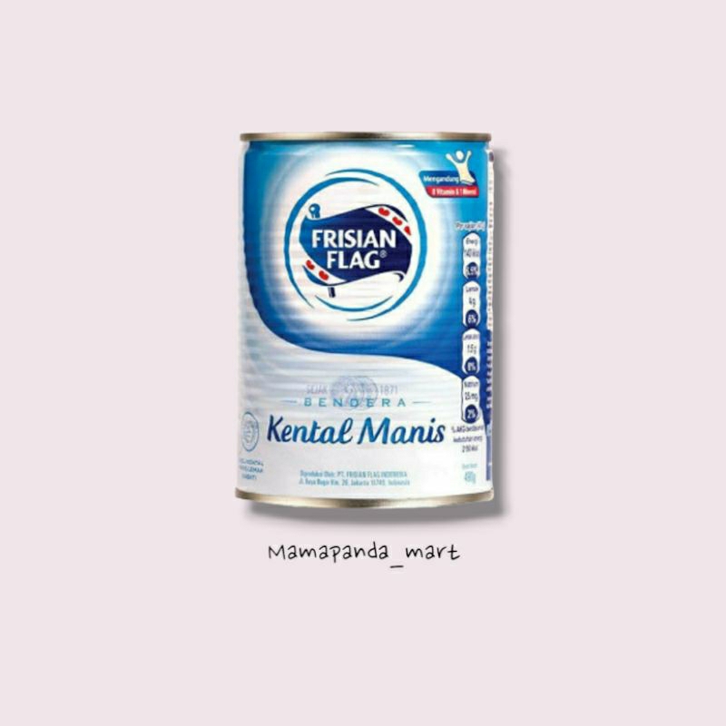 

SUSU KENTAL MANIS SKM FRISIAN FLAG 490G/SUSU KALENG 490ML/KENTAL MANIS PUTIH KALENG