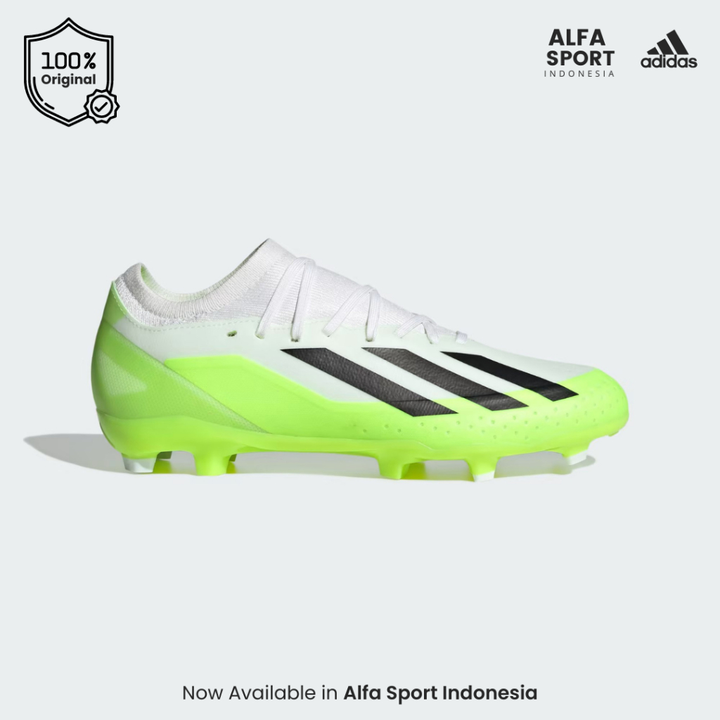 Sepatu Bola Pria Adidas X Crazyfast.3 Fg Putih Hijau
