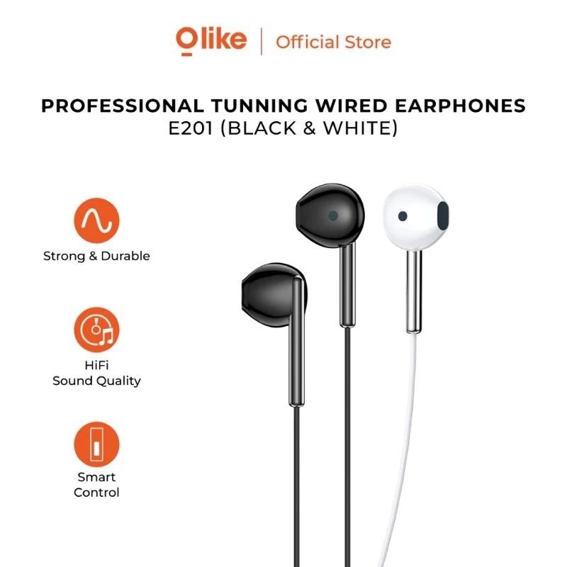 Headset Olike E201 Earphone Bass Original