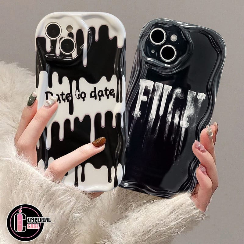 Case Softcase Silikon Casing Melting Clear Shockproof  GRAFITI For oppo vivo samsung xiaomi realme i