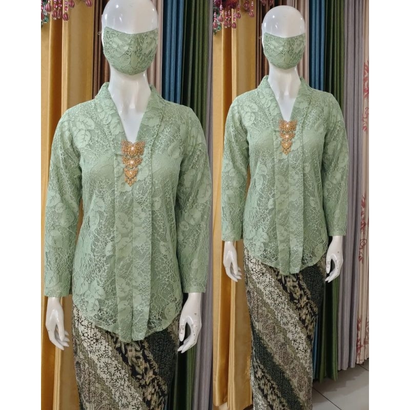 Kebaya Brokat Floy / Kebaya Tunik / Tunik Brokat / Kebaya Modern / Kebaya Kondangan / Kebaya Wisuda / Tunik Kebaya / Kebaya / Kebaya Pesta / Tunik / Floy