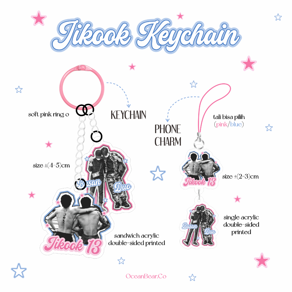 [OceanBear.Co] - YOU ARE ME, I AM YOU Keychain (JiKook)