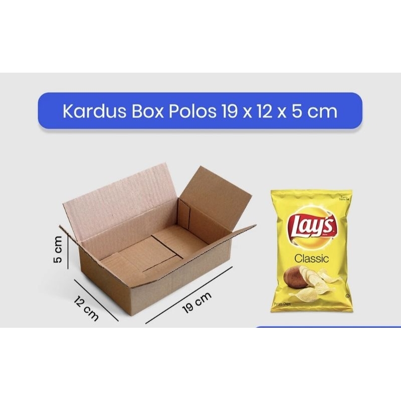 

Kardus box polos-karton packing murah ukuran 19×12×5 cm