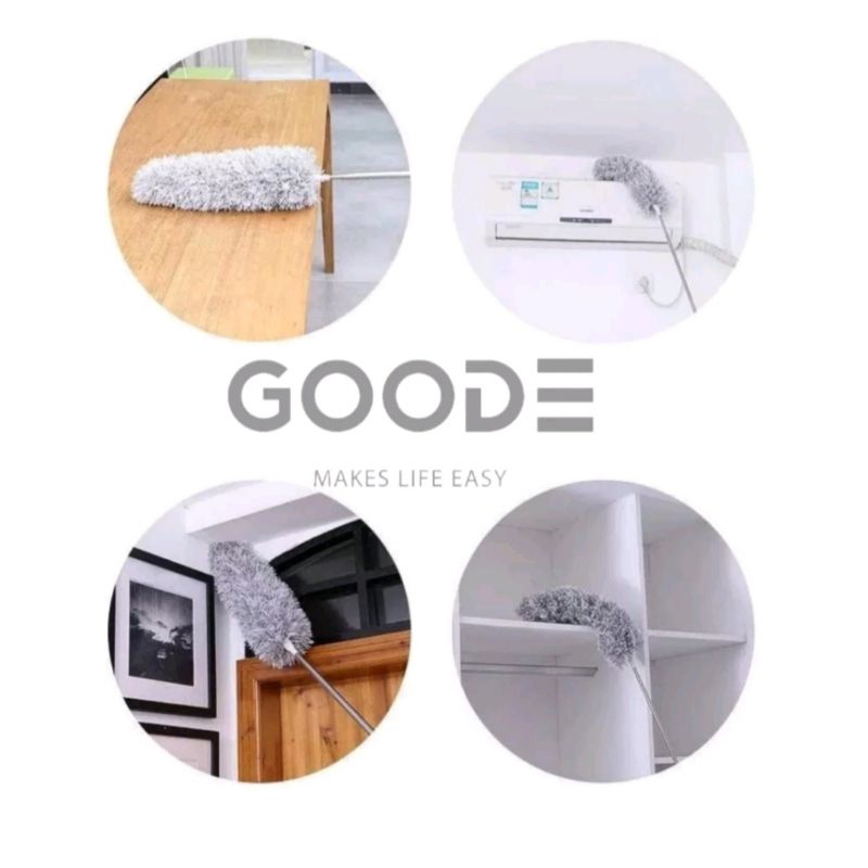 Kemoceng Microfiber Panjang 2,8 Meter Kemoceng Teleskopik Microfiber Magnet Debu Extendable Bisa