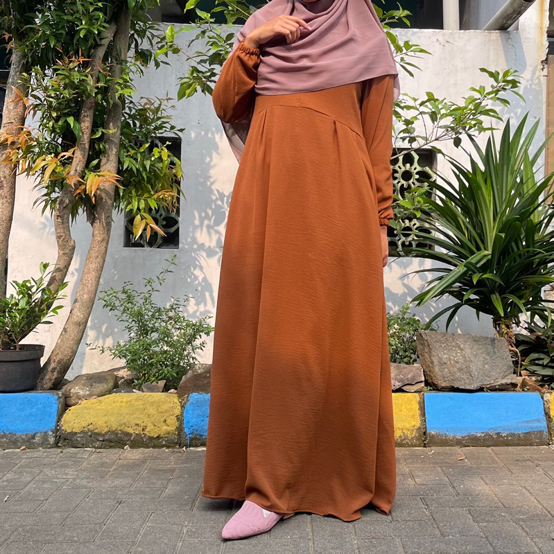 Gamis syar'i terbaru gamis polos wanita terbaru