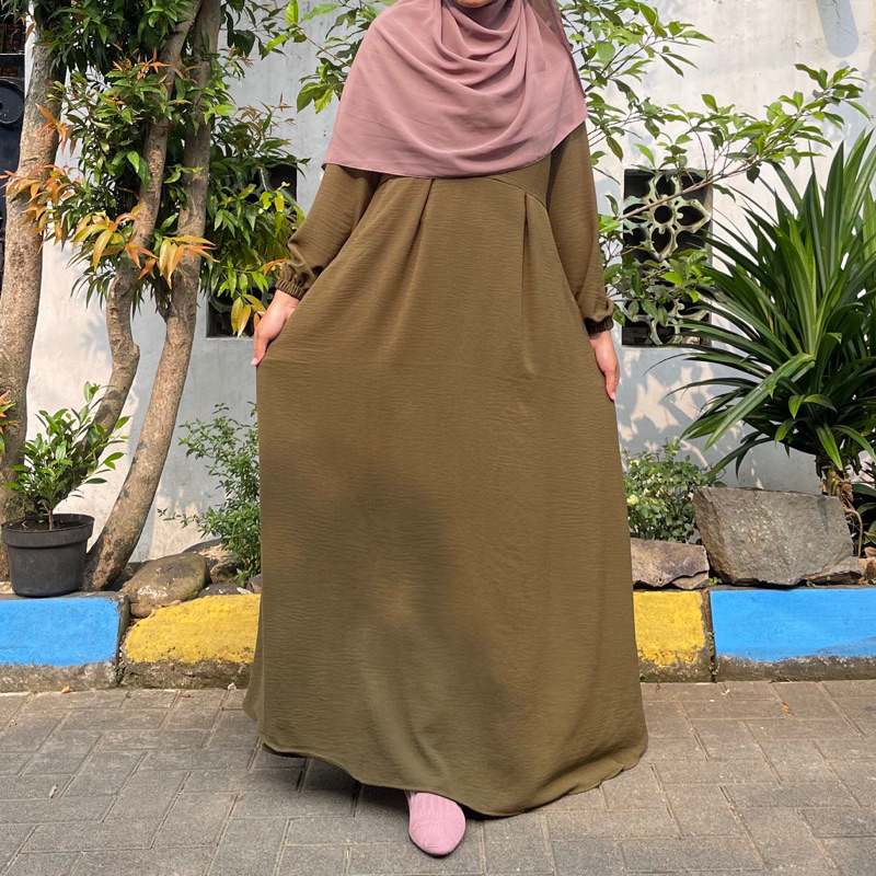 Gamis syar'i terbaru gamis polos wanita terbaru