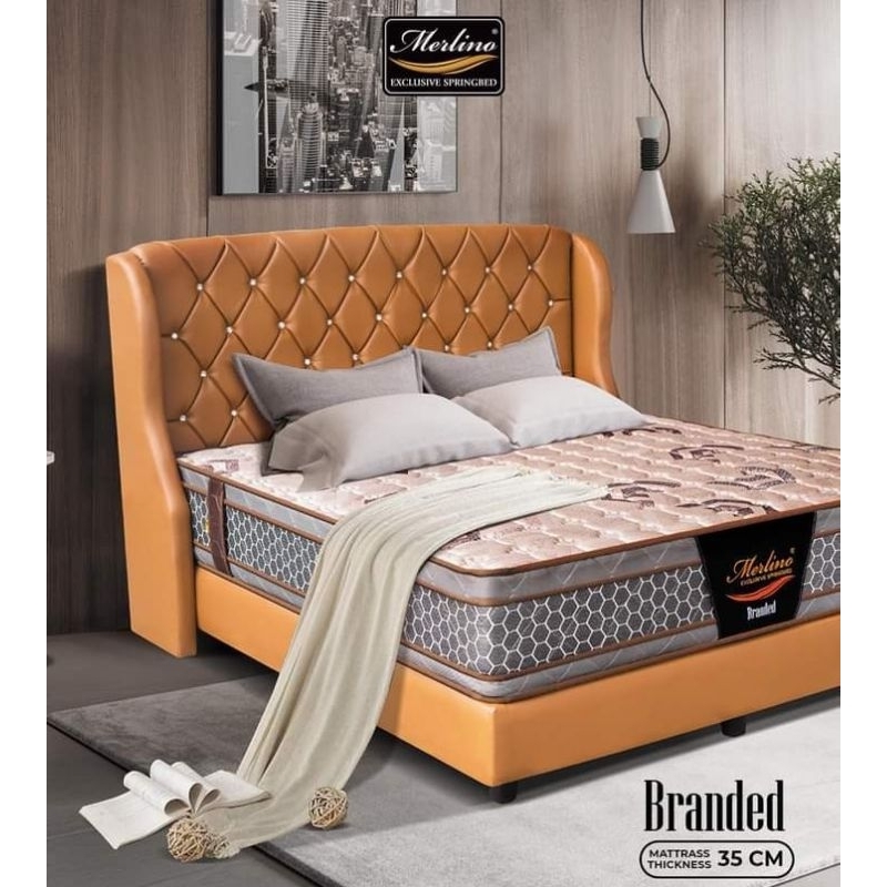 Springbed Matras Kasur Orthopedic Merlino Branded 160x200 180x200