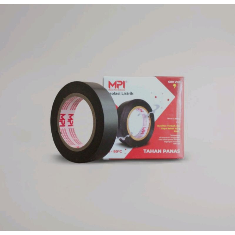 

Isolasi Listrik uk 18mm x 20 yard Hitam