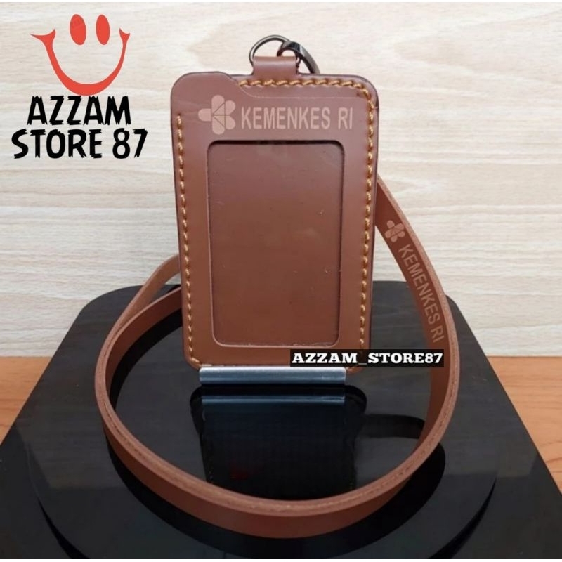 

ID Card Holder Tali Lanyard Name Tag Logo KEMENKES RI