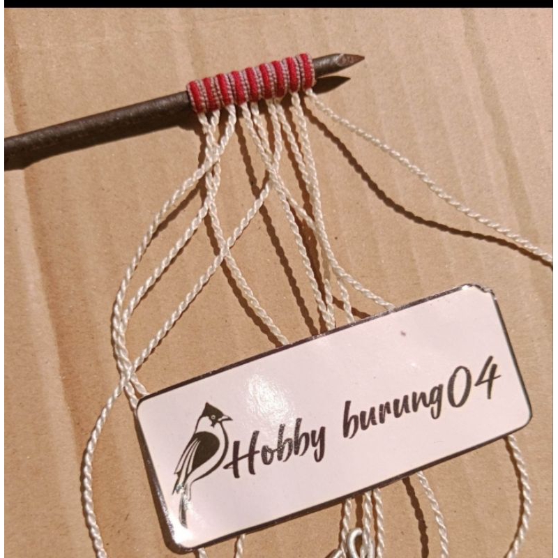 TALI BURUNG / TALI PIKAT BURUNG KUTILANG / CANGKURILENG  SIAP PAKAI BAHAN NILON