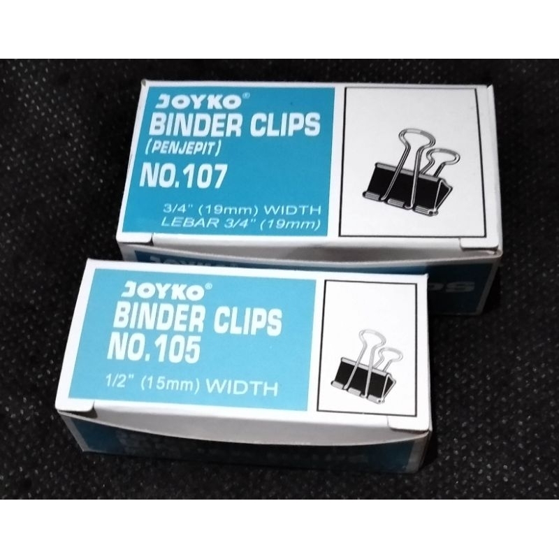 

Binder clip no 105 dan 107