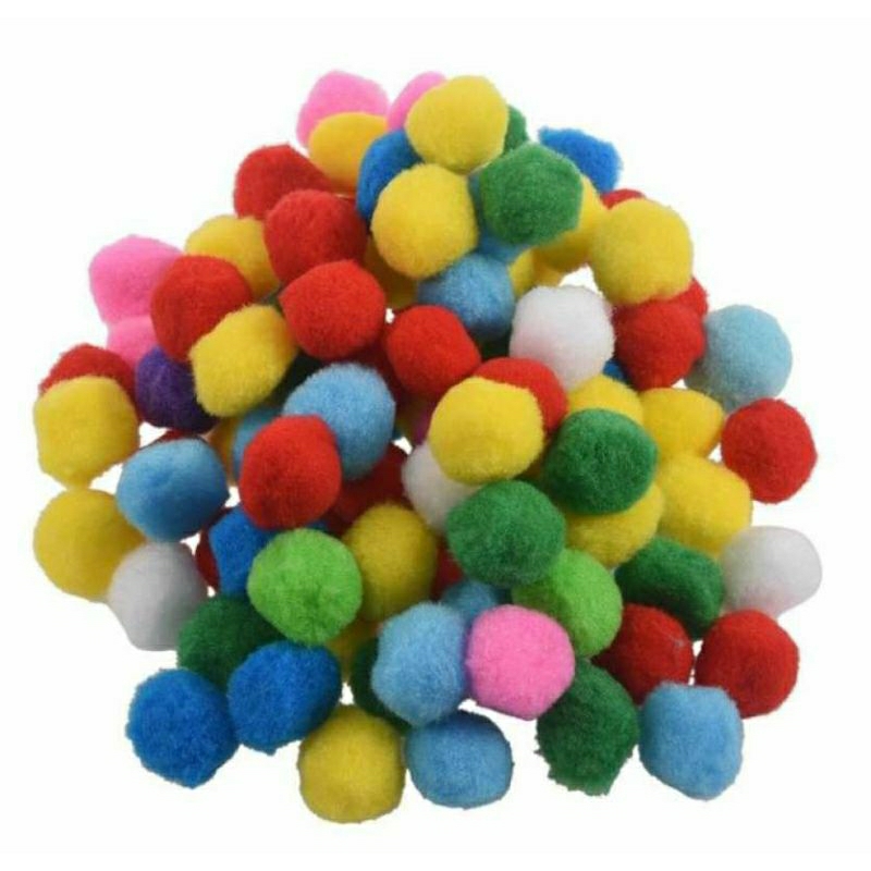 MONTESSORI ANAK POMPOM / POMPOM MONTESSORI DI RUMAH / MAINAN MONTESSORI POMPOM