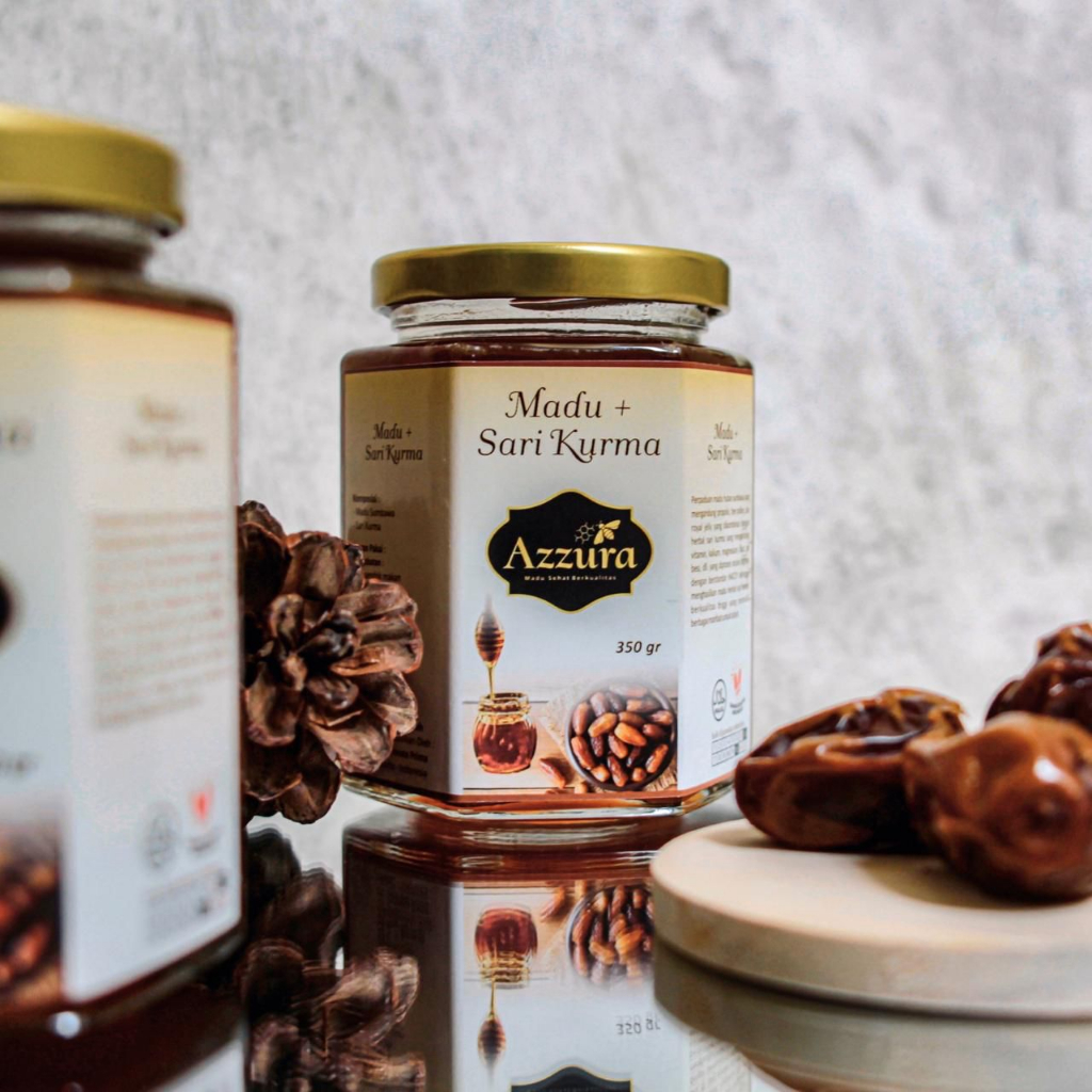 

Madu Sari Kurma Madu Kesehatan Original 100% Madu Azzura 350 Gram