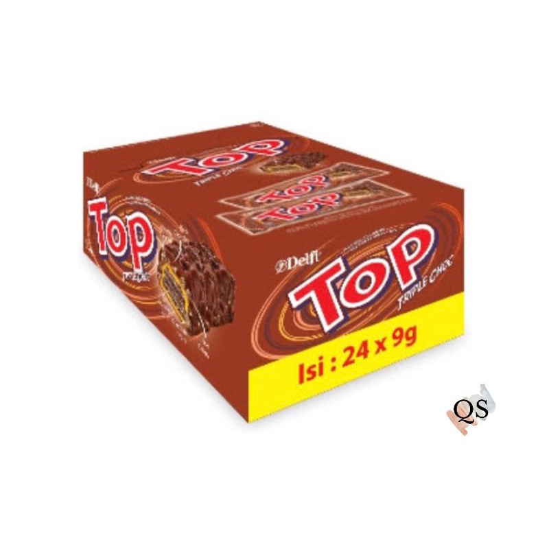 

Delfi Top Coklat Wafer 1 Box 12pcs