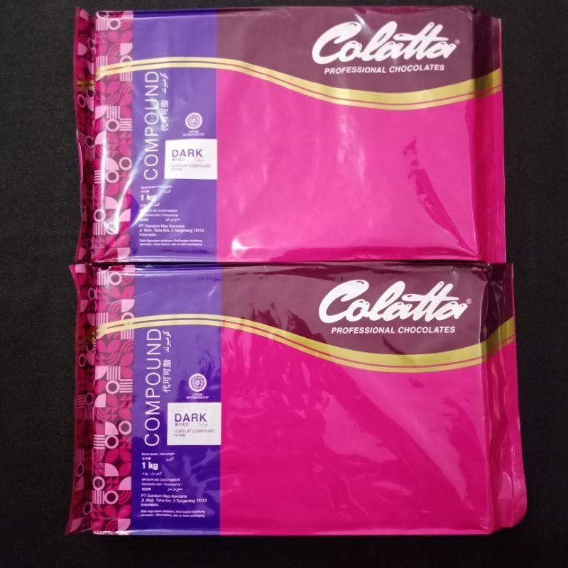 

Coklat Batang Colatta Dark Chocolate 1kg Coklat blok Colatta dark Compound