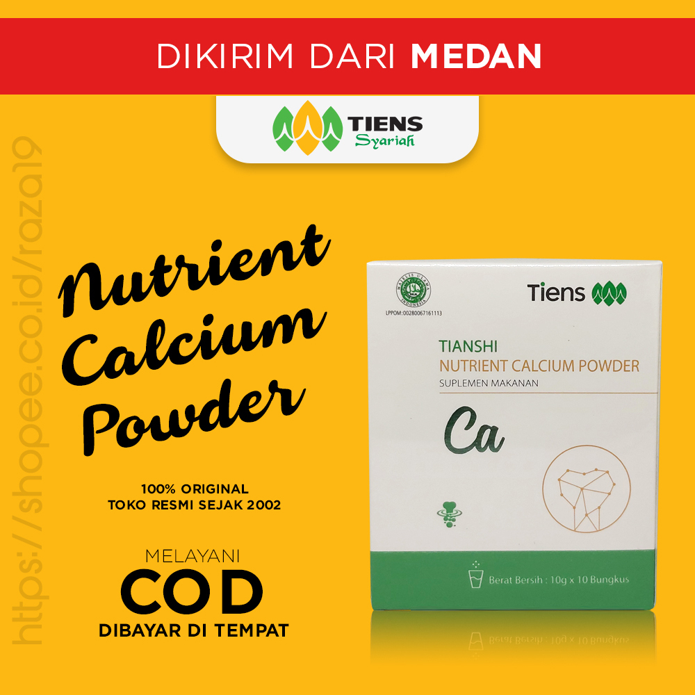 Nutrient Calcium Powder Tiens | Kalsium Peninggi Badan Tiens | Kalsium Tianshi