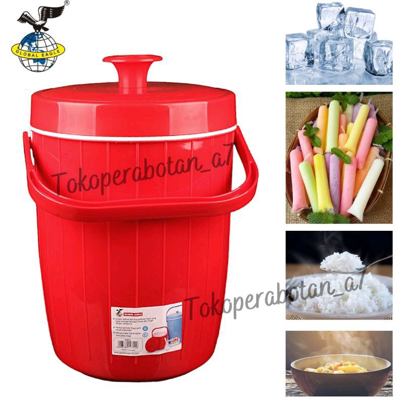 Rice/Ice bucket royal eagle 17liter 14liter/termos nasi/termos es/ice bucket egel