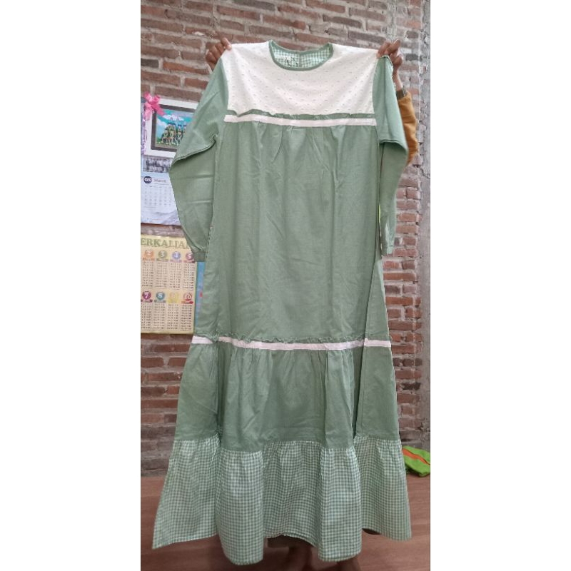 GAMIS KATUN KOMBINASI SYAINA BY S-MUT