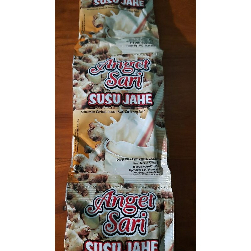 

Susu Jahe Anget sari minuman serbuk instant rasa susu dan jahe 1Renteng isi 10sachet