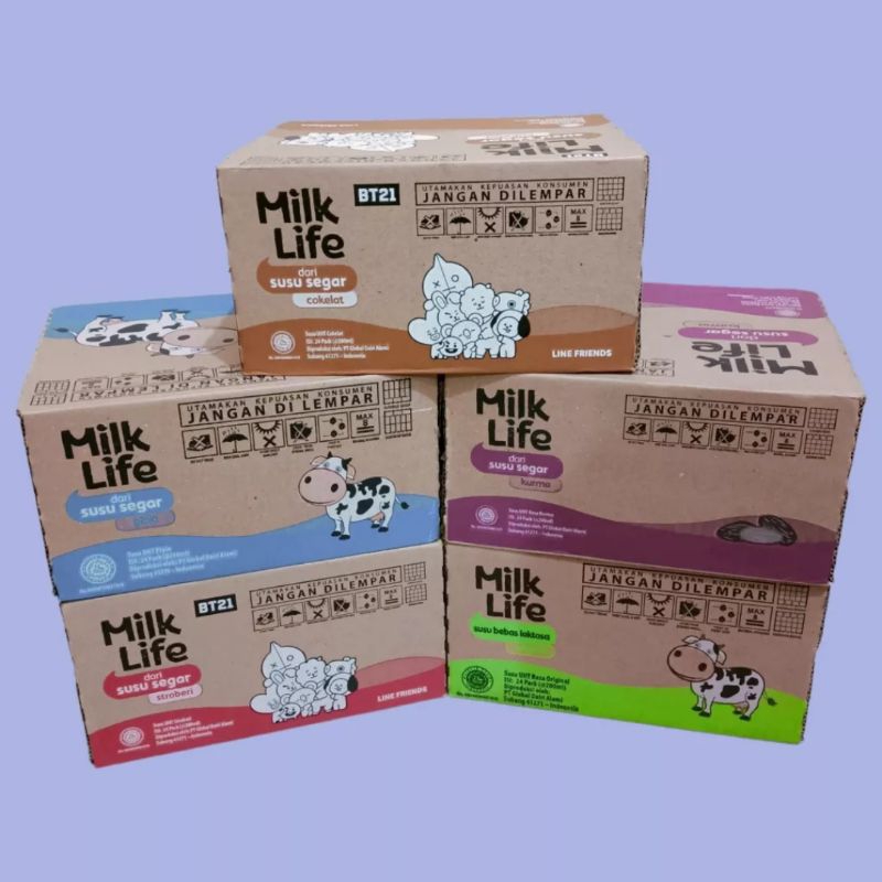 

TERMURAH! SUSU UHT MILK LIFE 220 ML ECER 1 PC