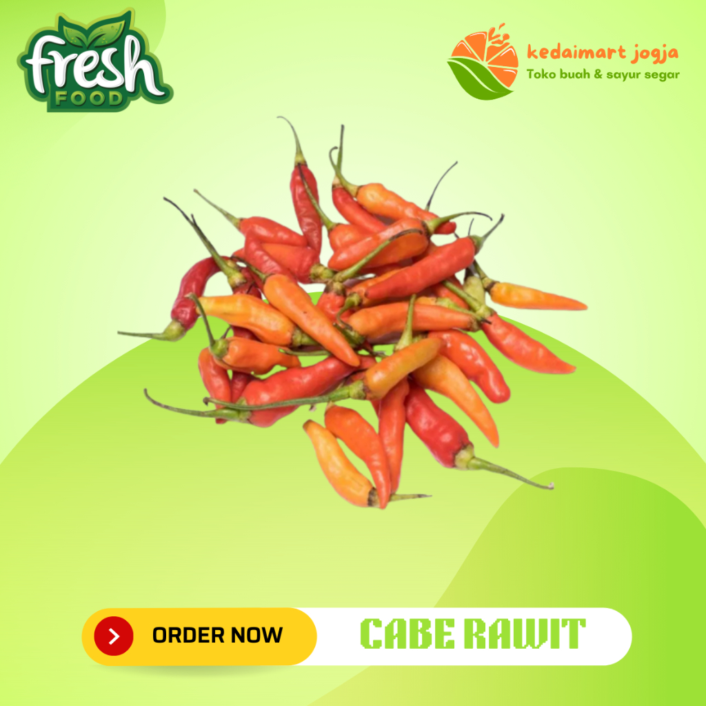

Cabe Rawit Merah Segar / Cabai Rawit Merah Fresh Kedaimart Jogja