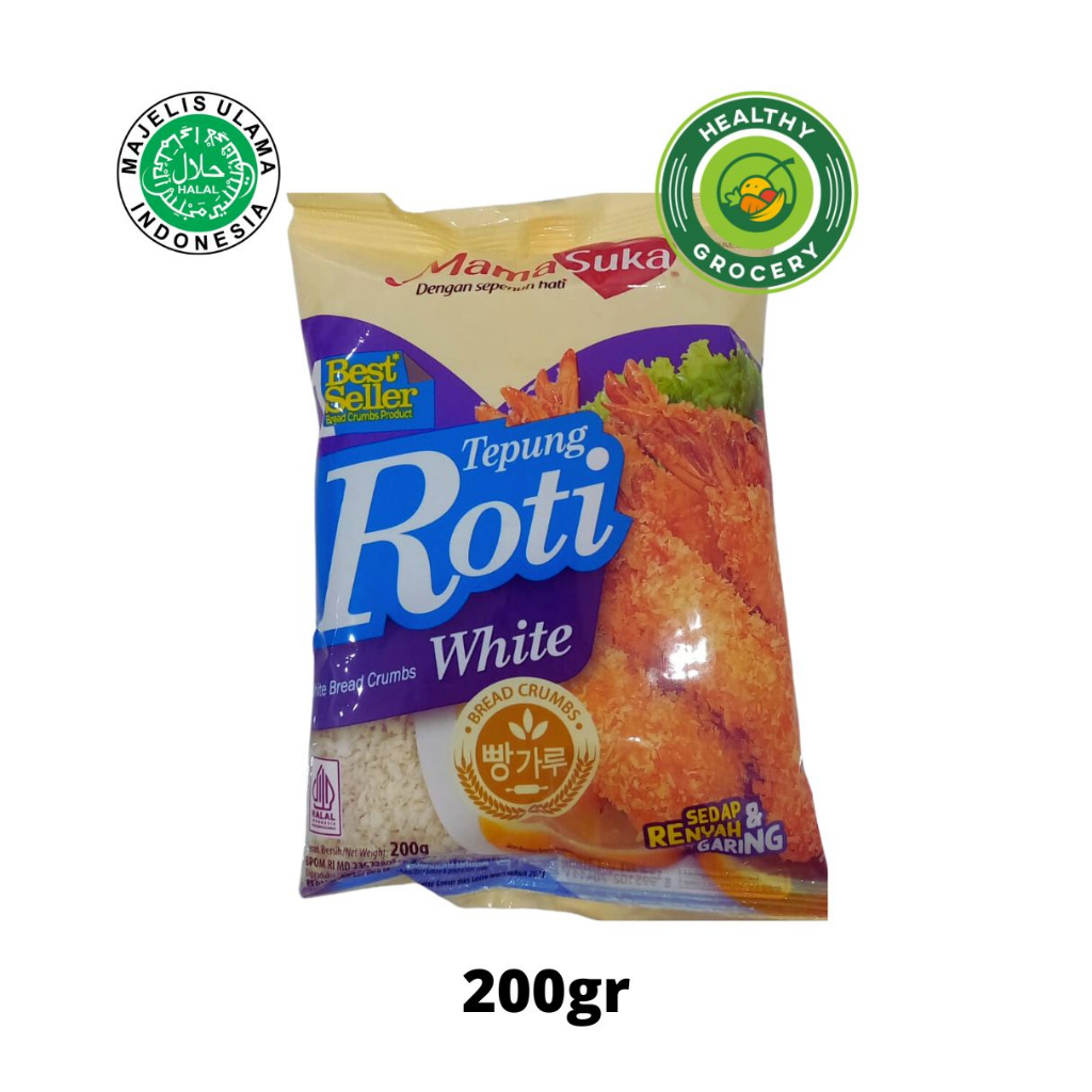 

MamaSuka Tepung Roti White Breadcrumbs 200gr