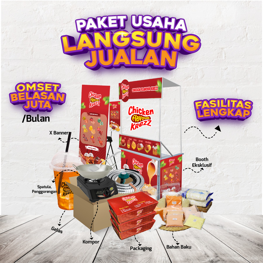 

Chicken Flavour Krezz Full Paket Usaha Kemitraan