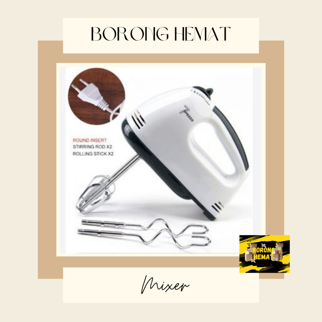 HAND MIXER PENGADUK ADONAN KUE MESIN PEMBUAT KUE ALAT PENGOCOK ADONAN