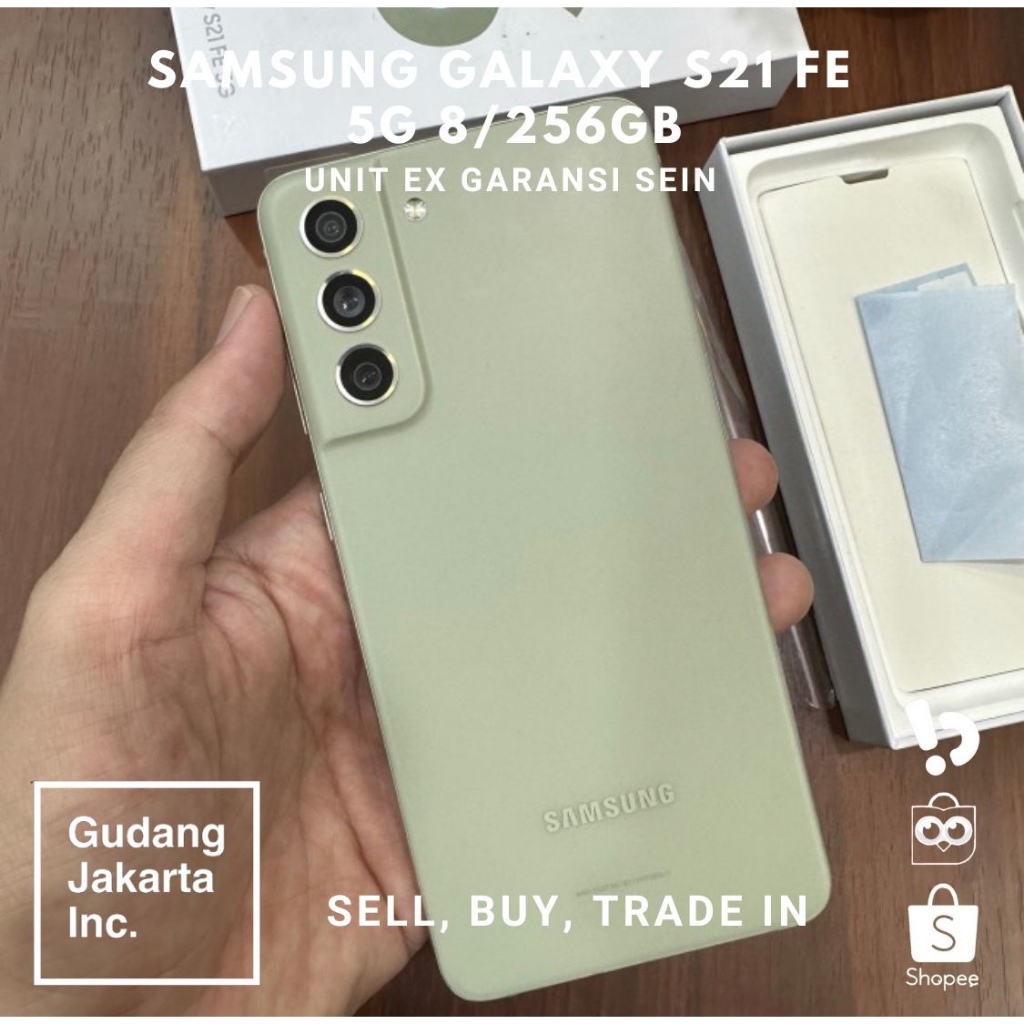 SAMSUNG GALAXY S21 FE 5G 8/256GB SECOND GARANSI RESMI SEIN