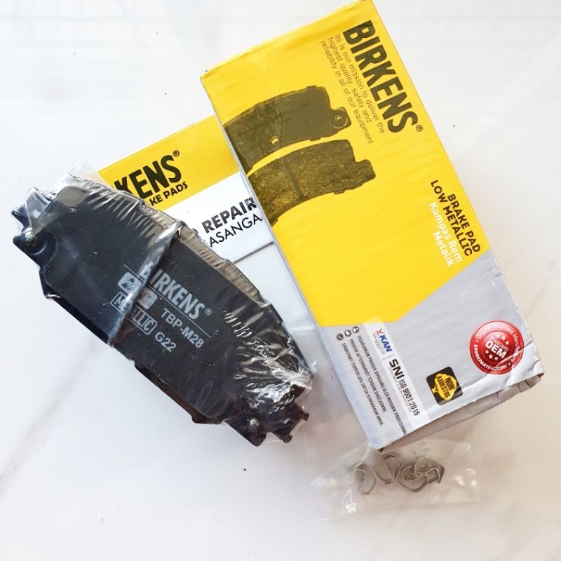 BIRKENS BRAKE PAD - KAMPAS REM DEPAN NEW ALTIS (2007-2018) / SIENTA / VOXY