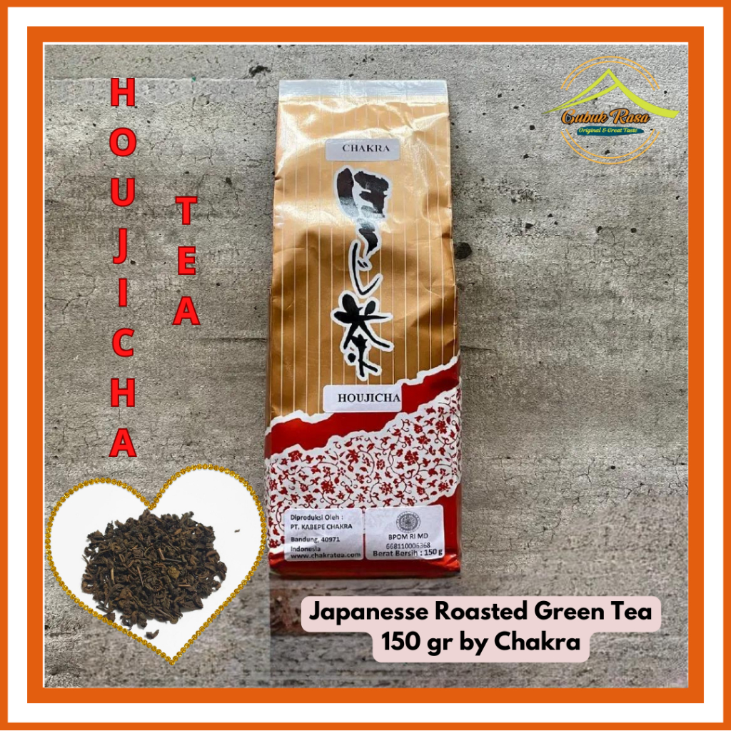 

JAW HOUJICHA Teh Hijau/Japanese Roasted Green Tea/Teh Hijau Panggan/150gr/HALAL