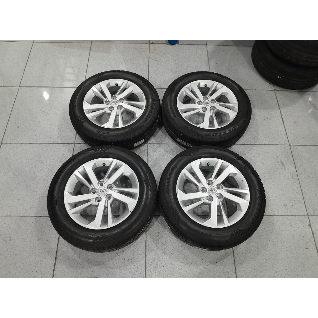 velg mobil bekas murah oem new avanza ring 15 lebar 5,5 pcd 5x100 plus ban