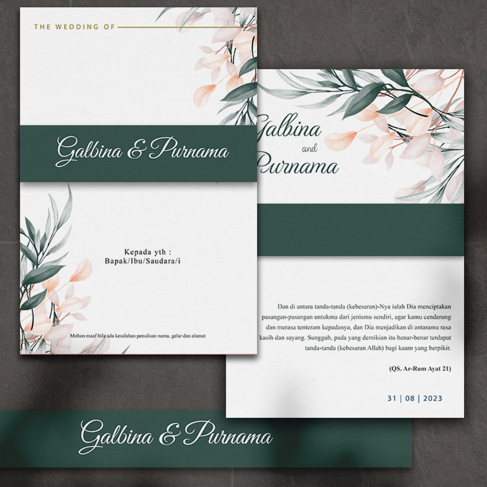 UNDANGAN PERNIKAHAN SABUK. UNDANGAN PERNIKAHAN MURAH. UNDANGAN PERNIKAHAN ELEGAN. UNDANGAN PERNIKAHA