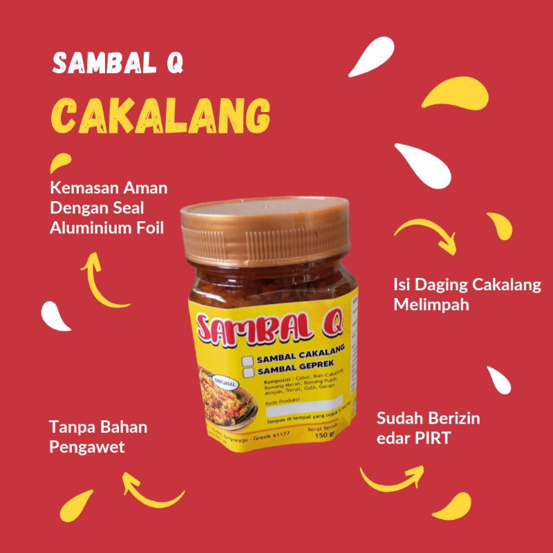

PROMO SAMBAL CAKALANG PEDAS 150 GRAM TANPA PENGAWET