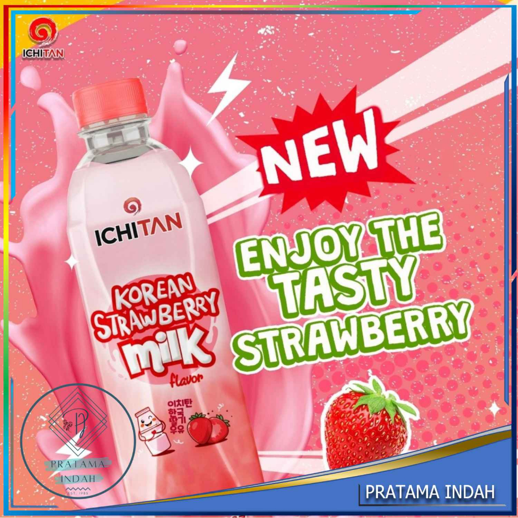 

MINUMAN SEGAR ICHITAN KOREAN STRAWBERRY HARGA 1 PCS (GROSIR & ECERAN)