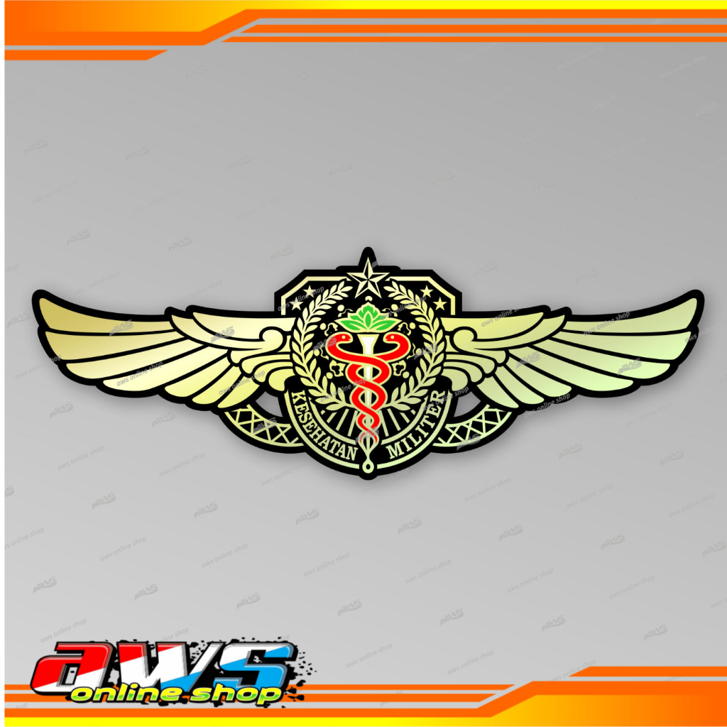 

Sticker Kesehatan Militer KESMIL