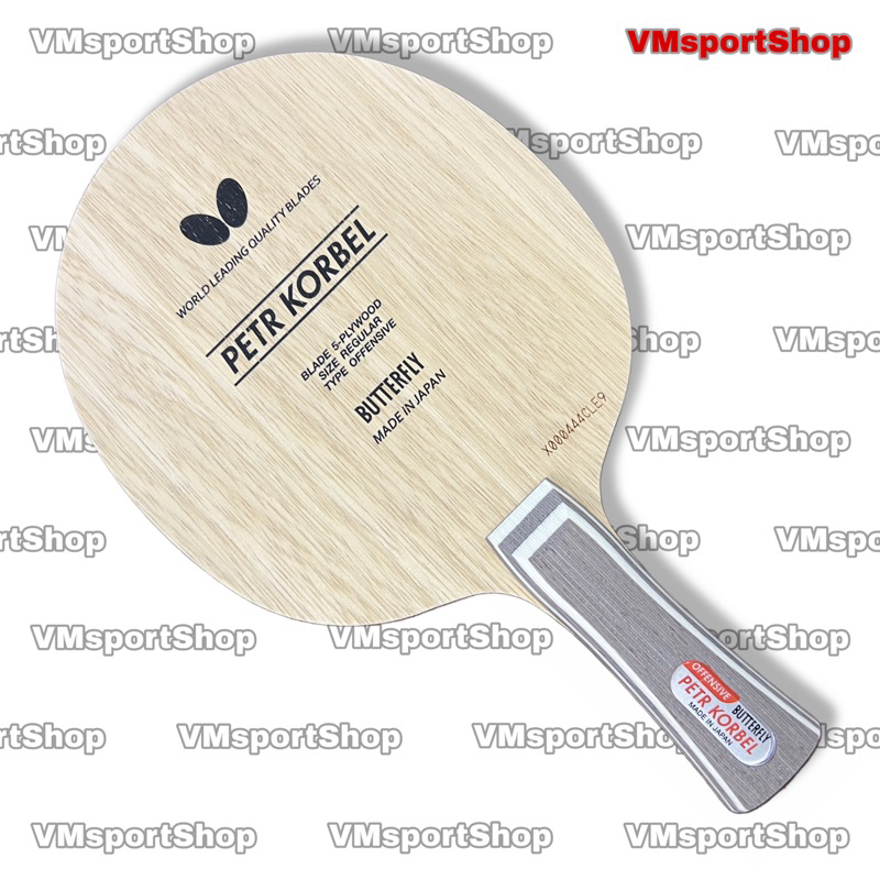 Butterfly Petr Korbel - Kayu Blade Bat Bet Pingpong Tenis Meja