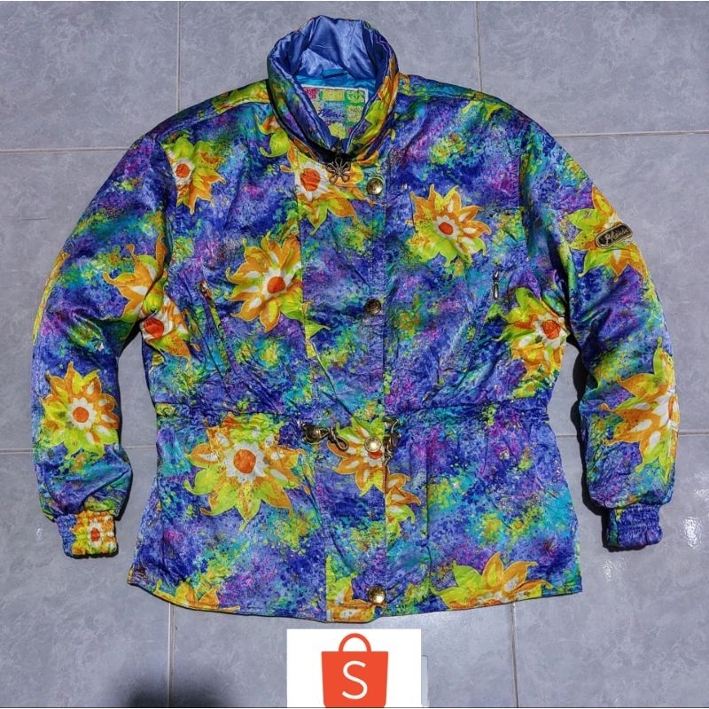 Jaket vintage snowboard wateproof Phenix multi colour