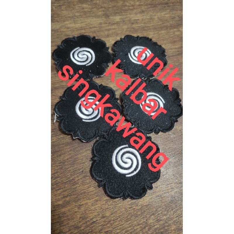 ACC HIASAN PAKAIAN BAJU ADAT DAYAK KALIMANTAN / BUNGA TERONG HIASAN BAJU ADAT DAYAK