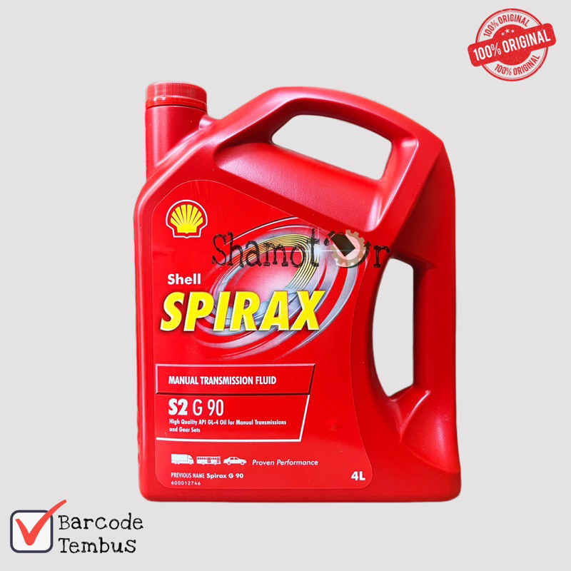 Oli Shell Spirax S2 G 90 4 Liter. Oli Gardan SAE 90
