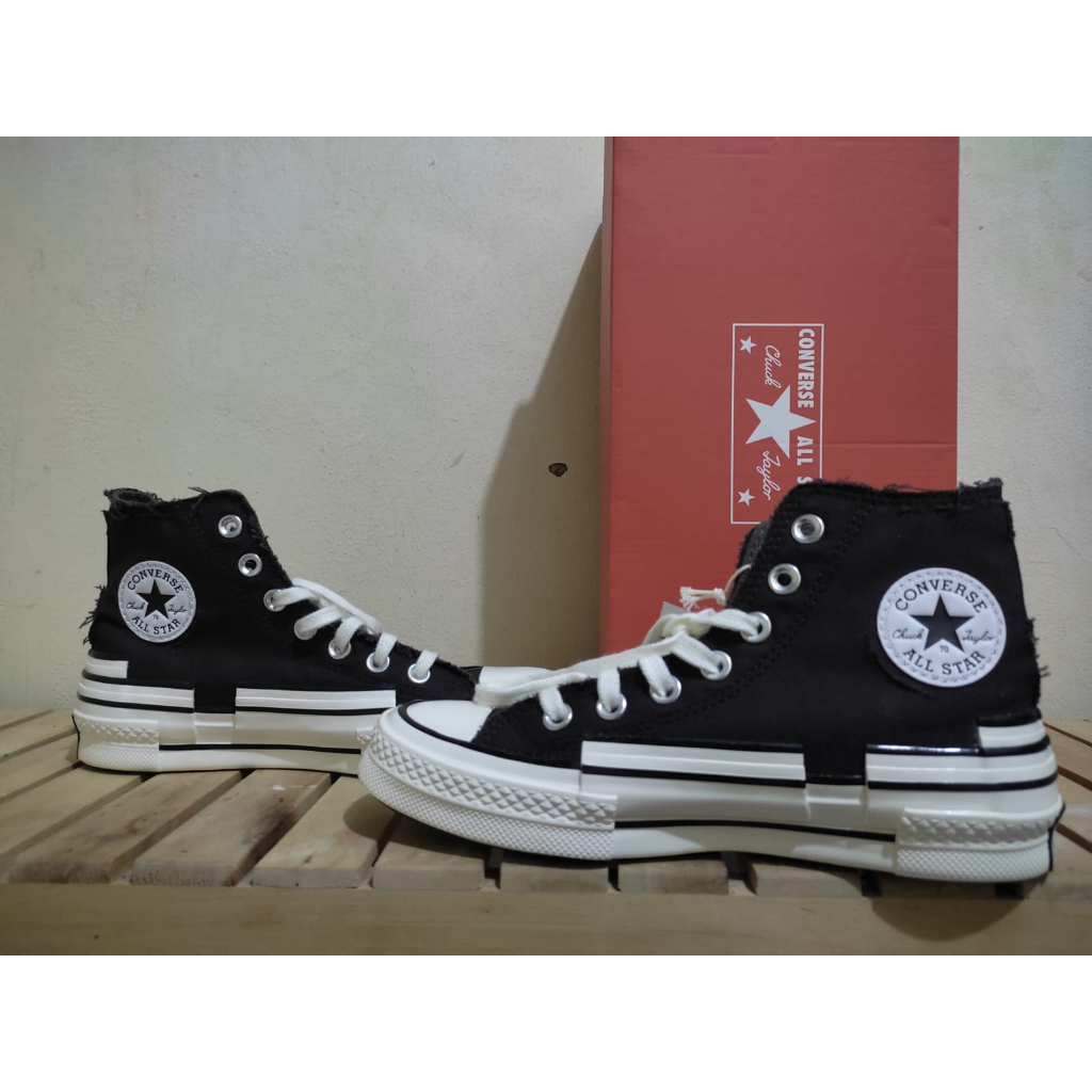 CONVERSE CHUCK 70 BROWN - CONVERSE CHUCK TAYLOR 70 HACKED HEEL HI VELVET BROWN/ ENGINE SMOKE - SIZE 