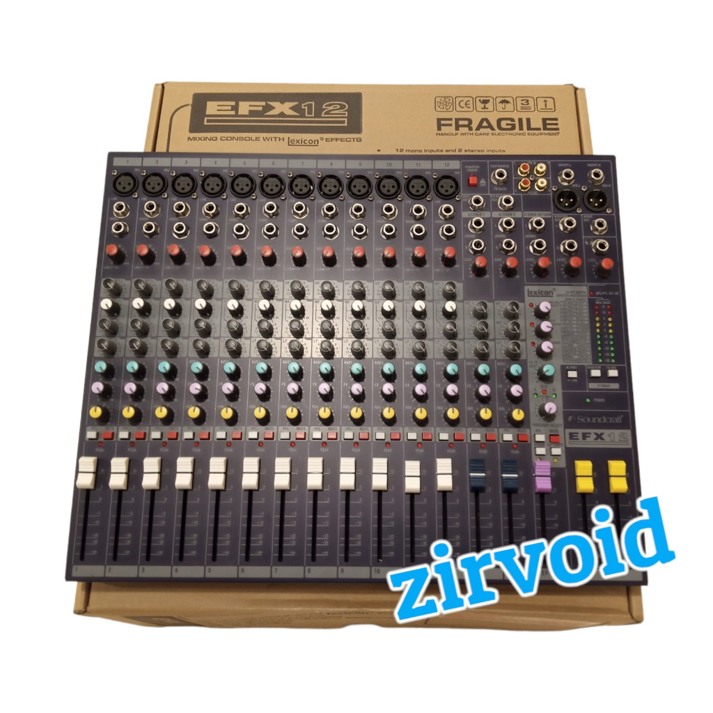 SOUNDCRAFT EFX12 AUDIO MIXER 12 CHANNEL EFX 12